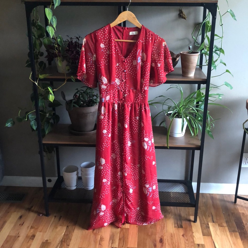 Floral maxi dress